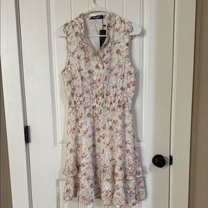 Allegra K Floral Sleeveless Dress NWT